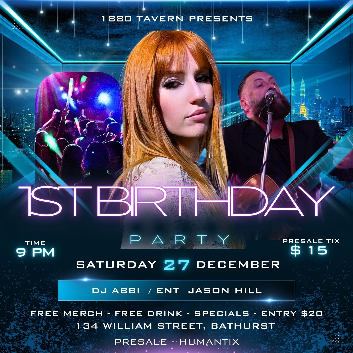 1st Birthday 1880 Instagram Post